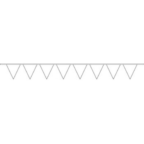 White - Pendant - Bunting