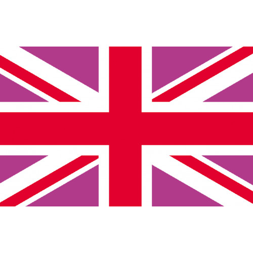 UK - Pink & Red Union Jack UK - Pink & Red Union Jack