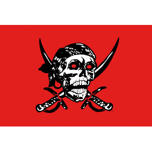 Pirate - Skull Red Flag Pirate - Skull Red Flag