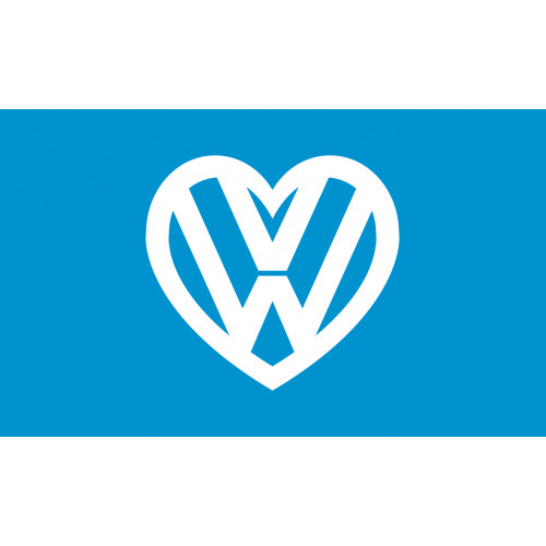 I Love My VW - Blue