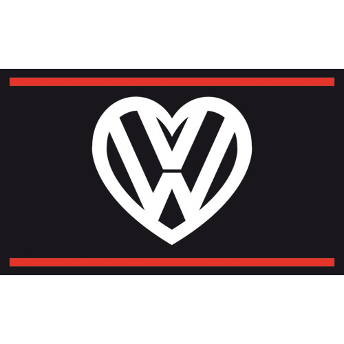 I Love My VW - Black & Red I Love My VW - Black & Red