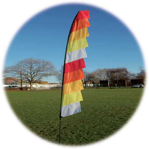 4m Hot Feather Banner 4m Hot Feather Banner