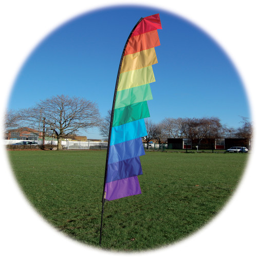 4m Spectrum Feather Banner 4m Spectrum Feather Banner