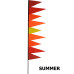Exotic Pendant Banner Kit 3.4m - Various Colours Exotic Pendant Banner Kit 3.4m - Various Colours