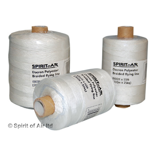 Spool - 1000ft x 110lb (300m x 50kg) dacron polyester braid