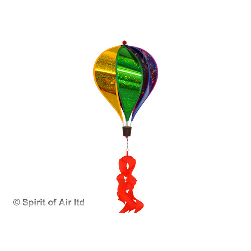 Rainbow Sparkle - Small Hot Air Balloon Spinner Rainbow Sparkle - Small Hot Air Balloon Spinner