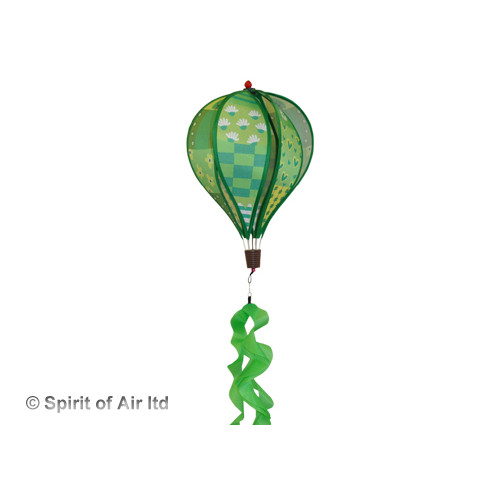 Patchwork Green - Small Hot Air Balloon Spinner Patchwork Green - Small Hot Air Balloon Spinner