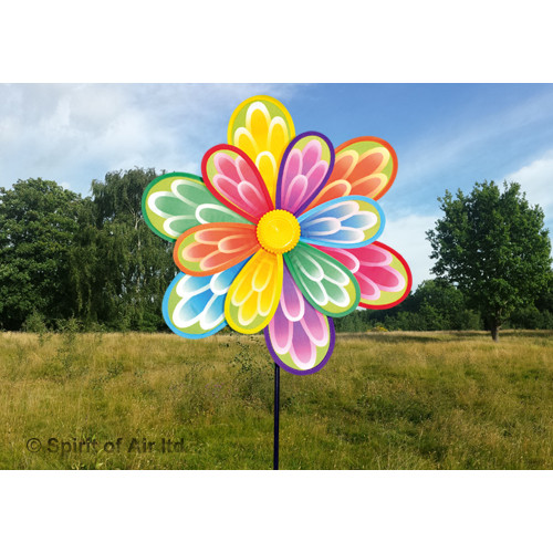 Rainbow Fade Sunflower Spinner