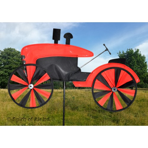 Small Tractor Spinner - Red